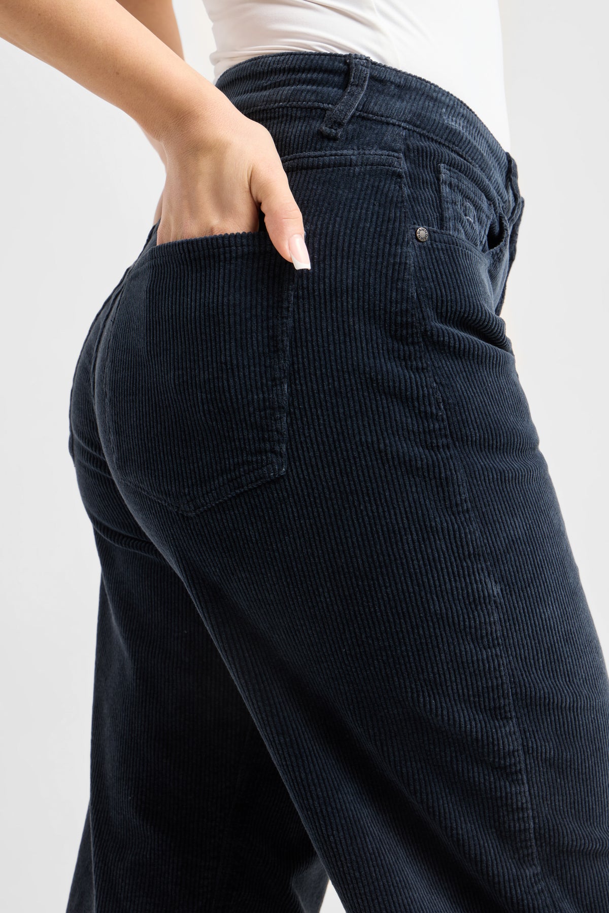 ASH Barrel Leg Corduroy - Classic - Dark Navy