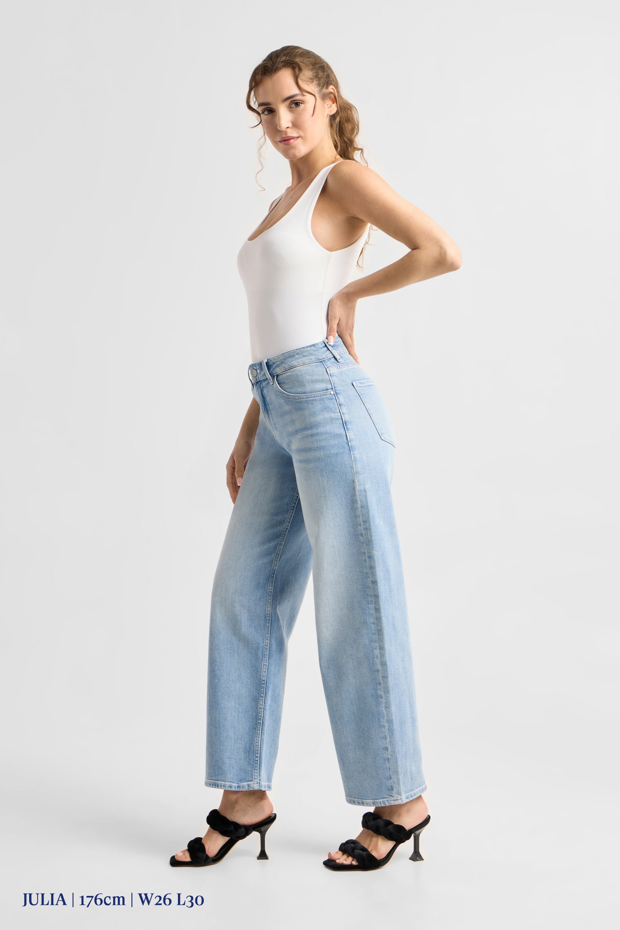 ASH Barrel Leg Minimal Stretch - Classic - Bright Blue