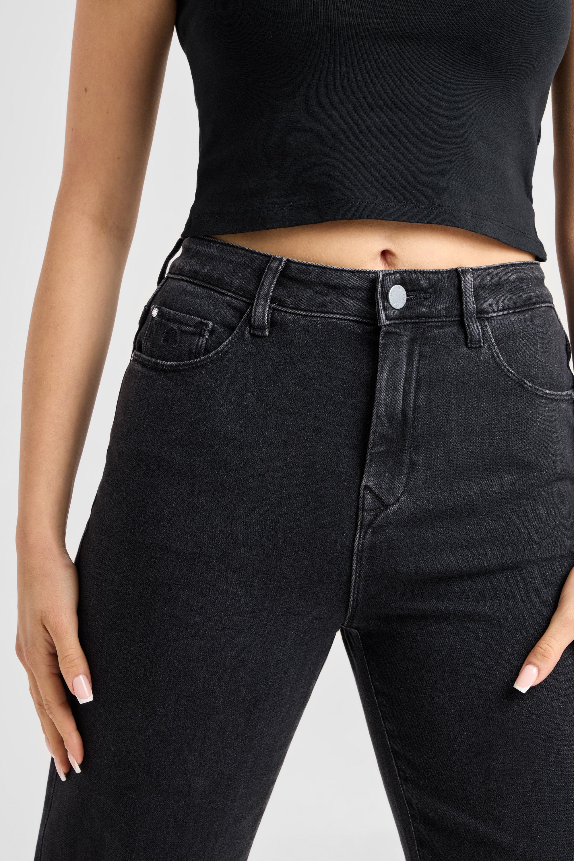 DEW Flared Soft Denim - Classic - Black Denim