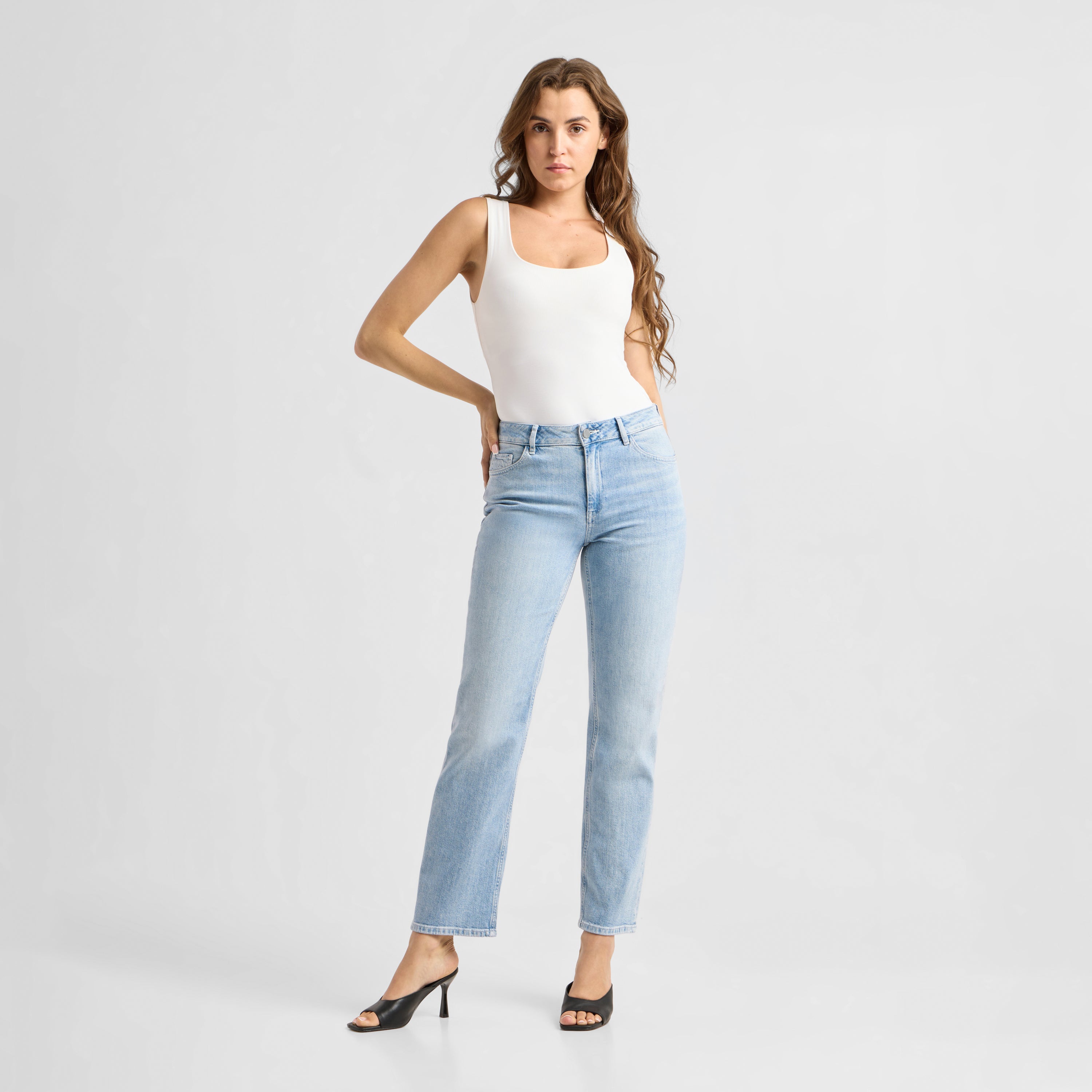 MORNING Slim Straight Minimal Stretch - Classic - Bright Blue