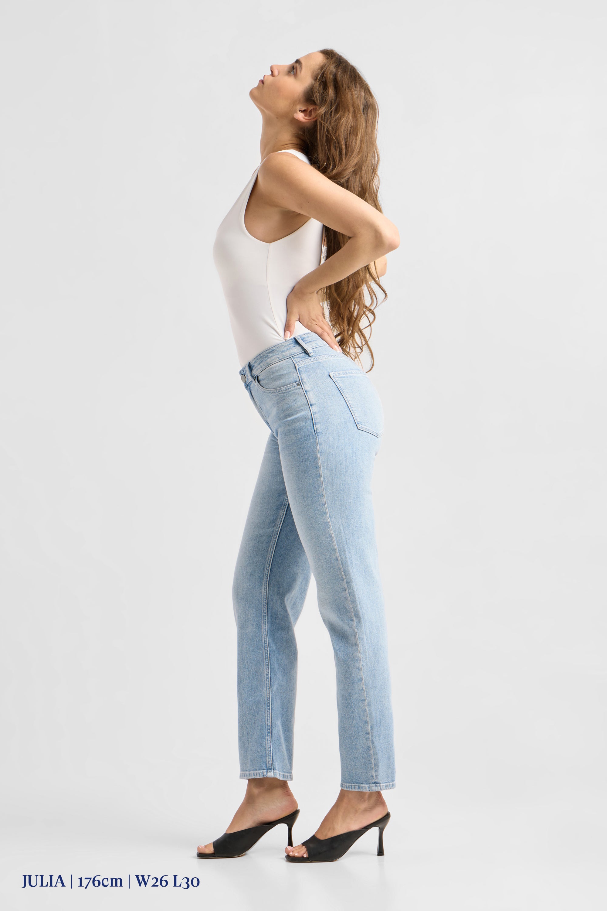 MORNING Slim Straight Minimal Stretch - Classic - Bright Blue