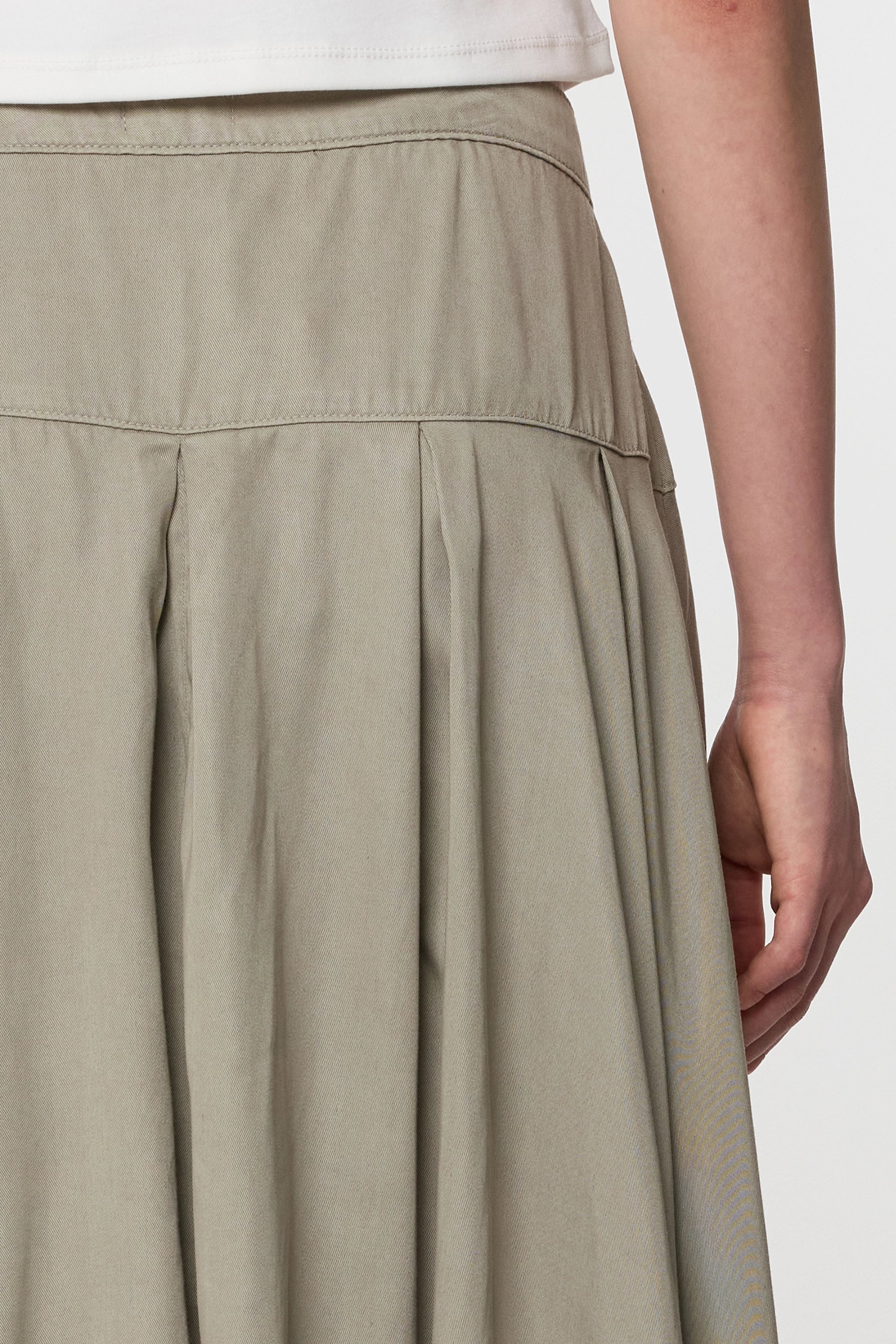 BREEZE - Skirt - Tencel - Rock Olive