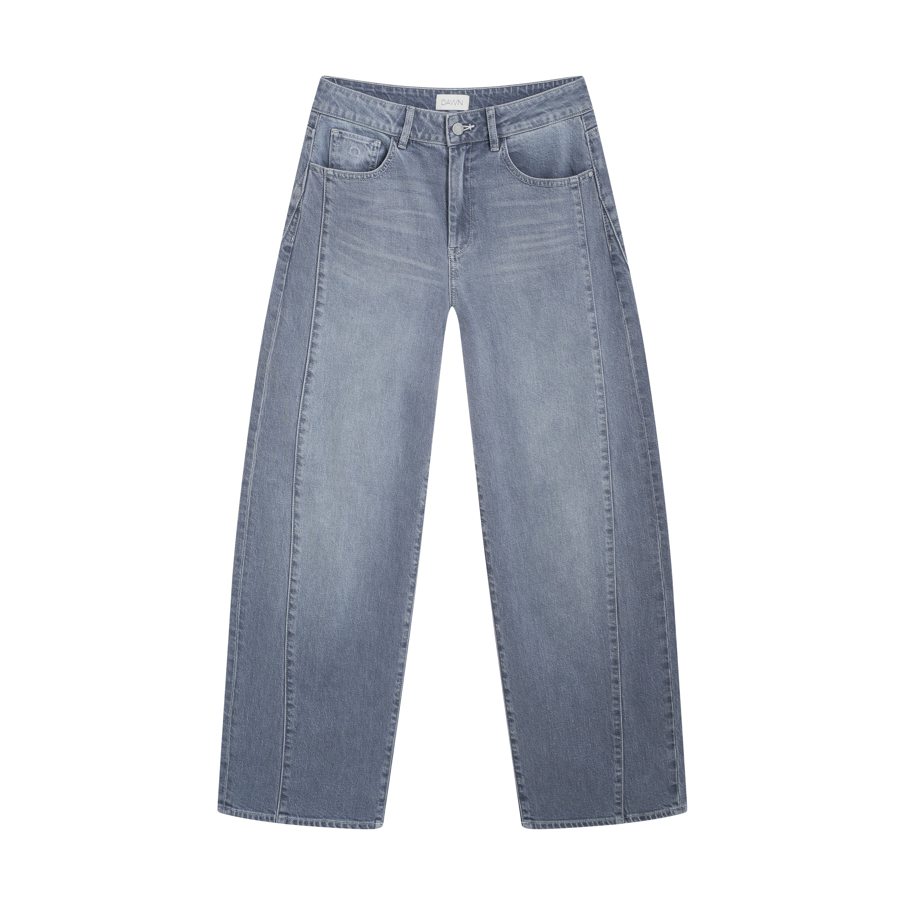 ASH Barrel Leg Minimal Stretch - Cutline - Slate Grey