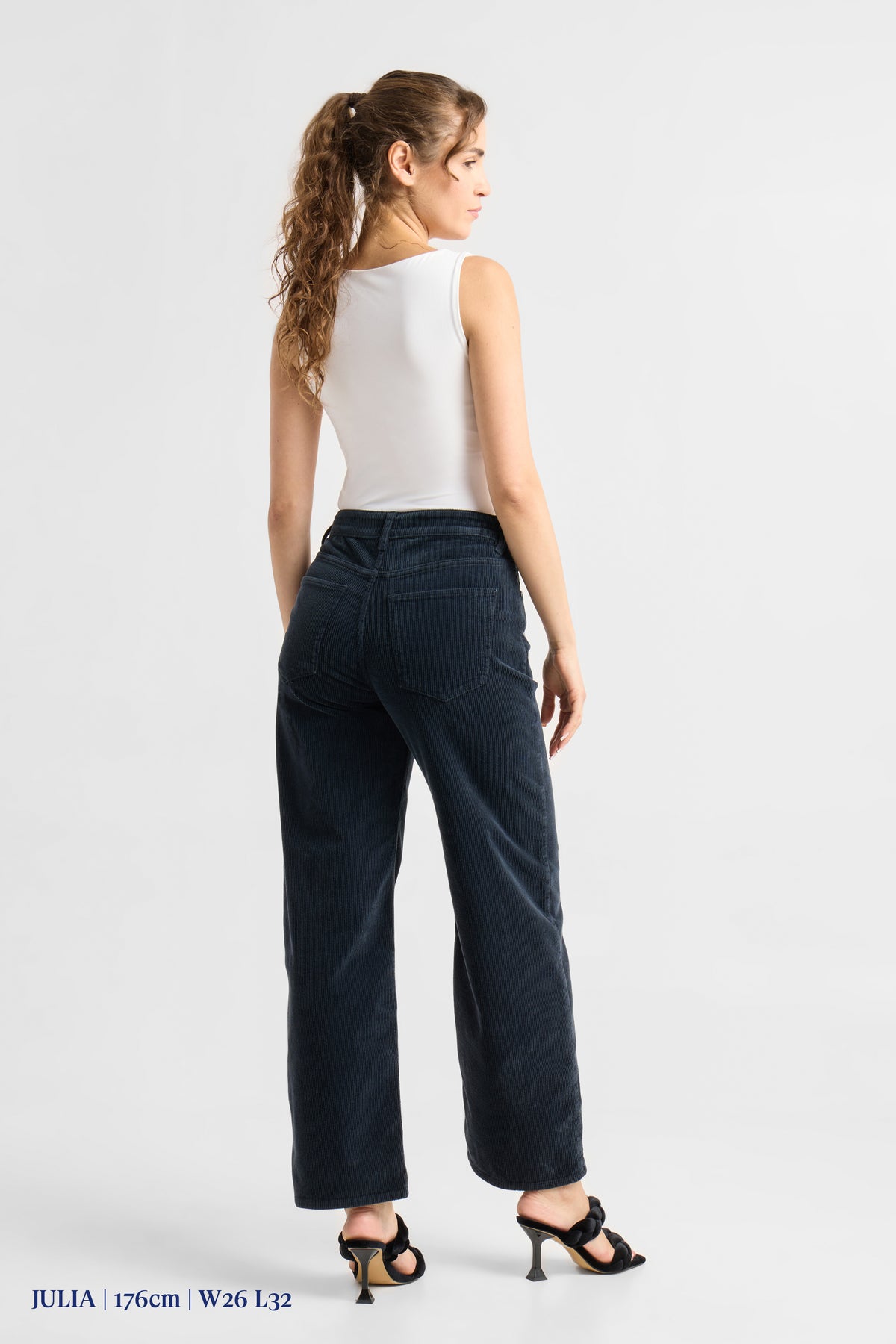 ASH Barrel Leg Corduroy - Classic - Dark Navy