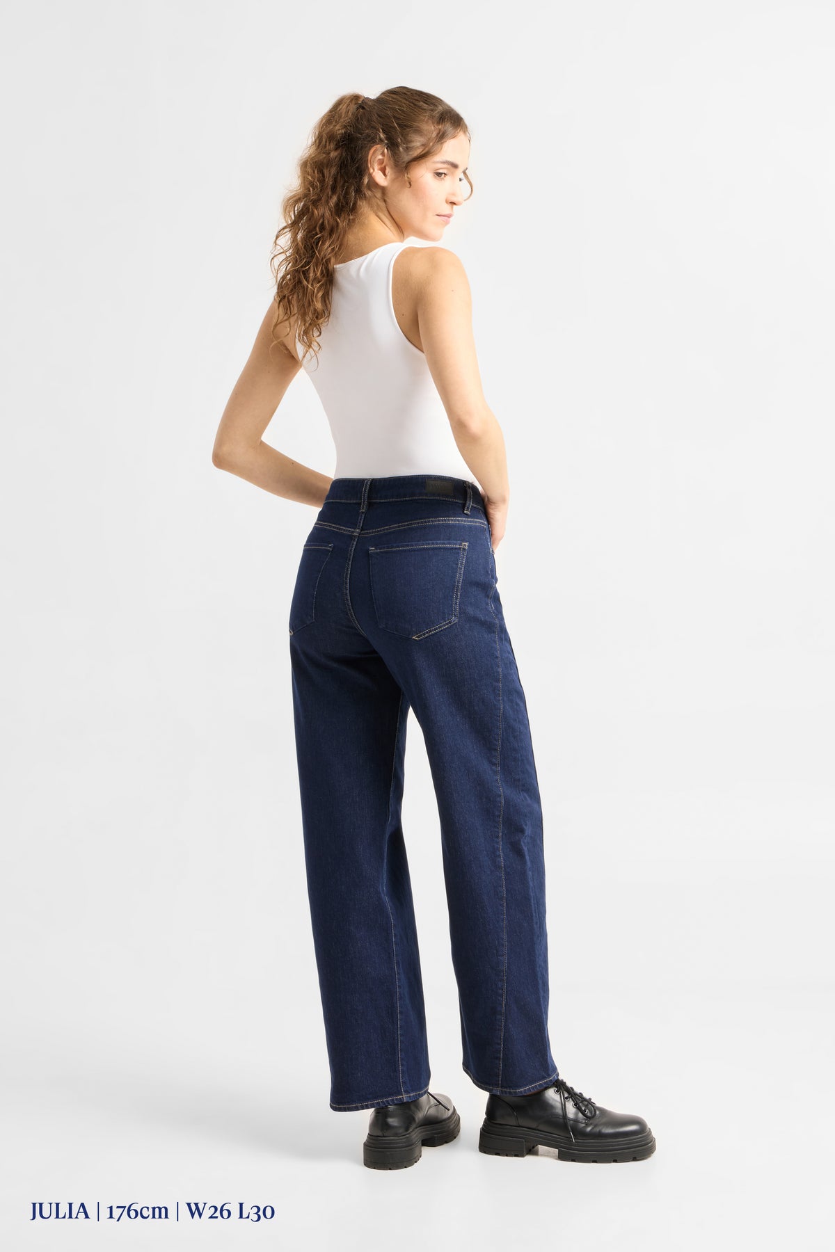 ASH Barrel Leg Minimal Stretch - Cutline - Stay Blue