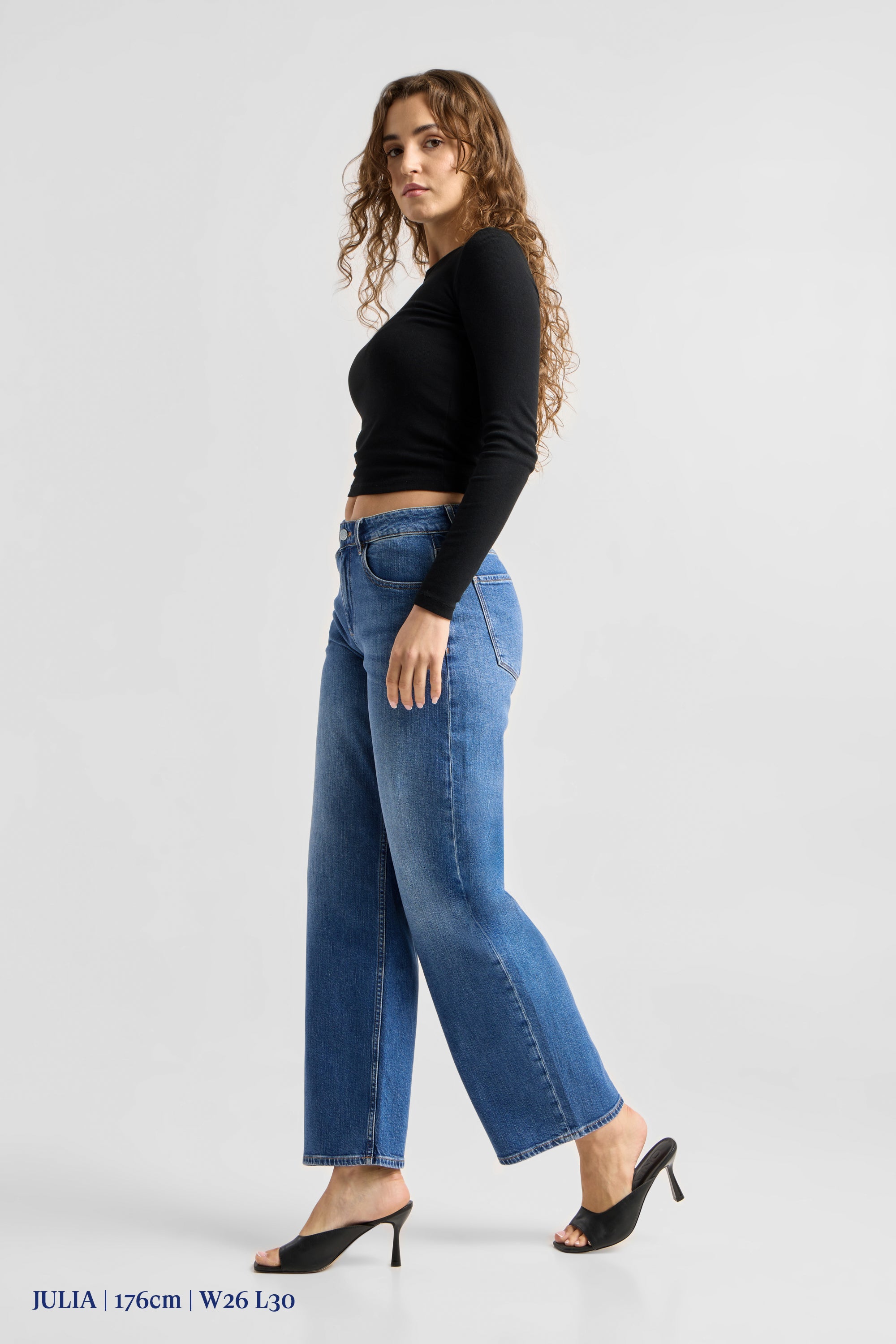 ASH Barrel Leg Minimal Stretch - Classic - Medium Blue