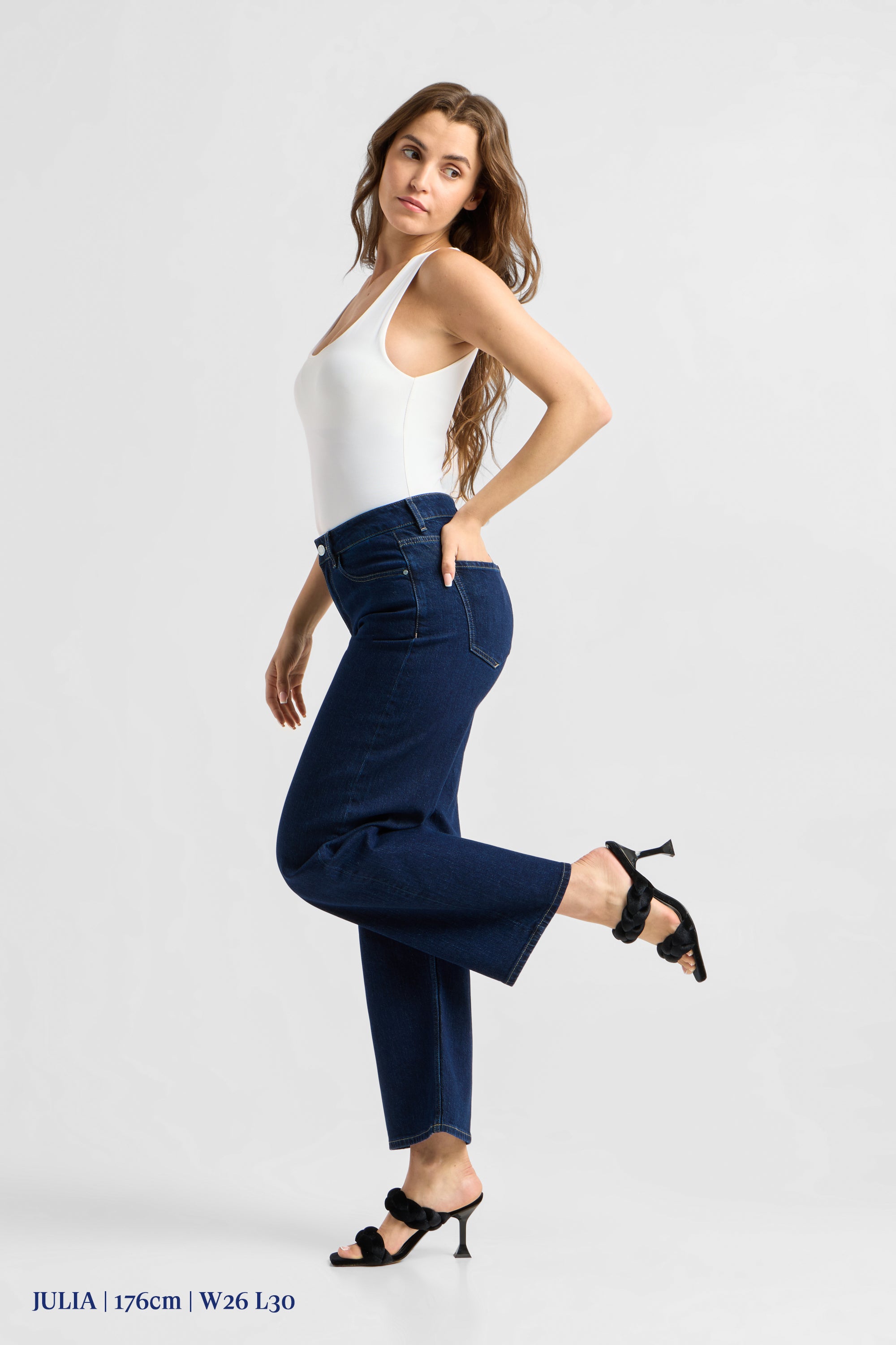 ASH Barrel Leg Minimal Stretch - Classic - Dark Blue