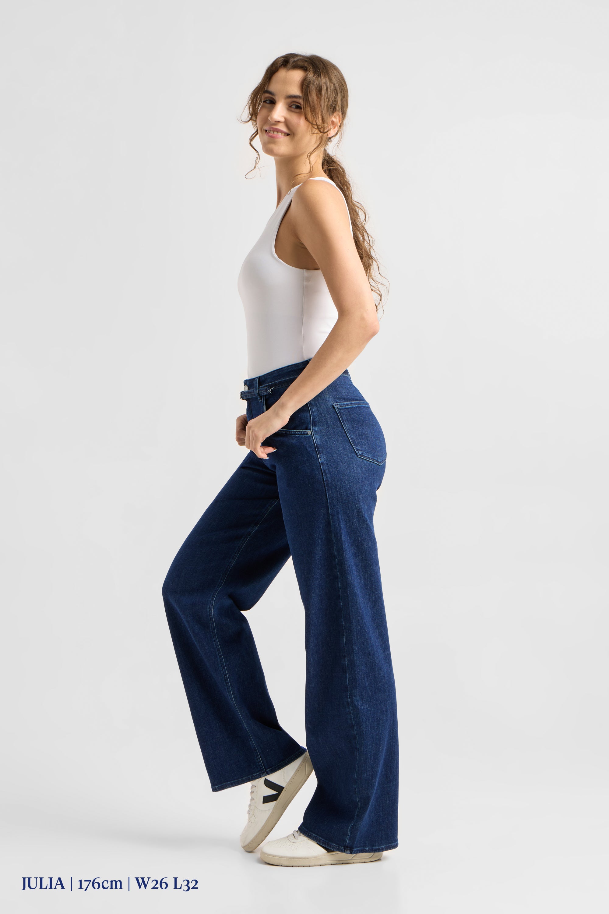 BLINK High Waist Wide - Dark Blue