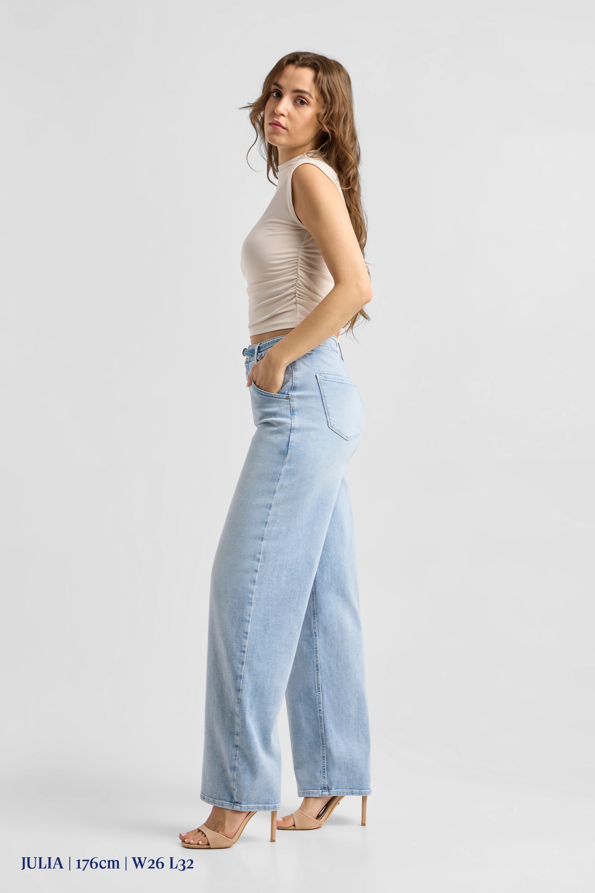 BLINK High Waist Wide - Light Blue