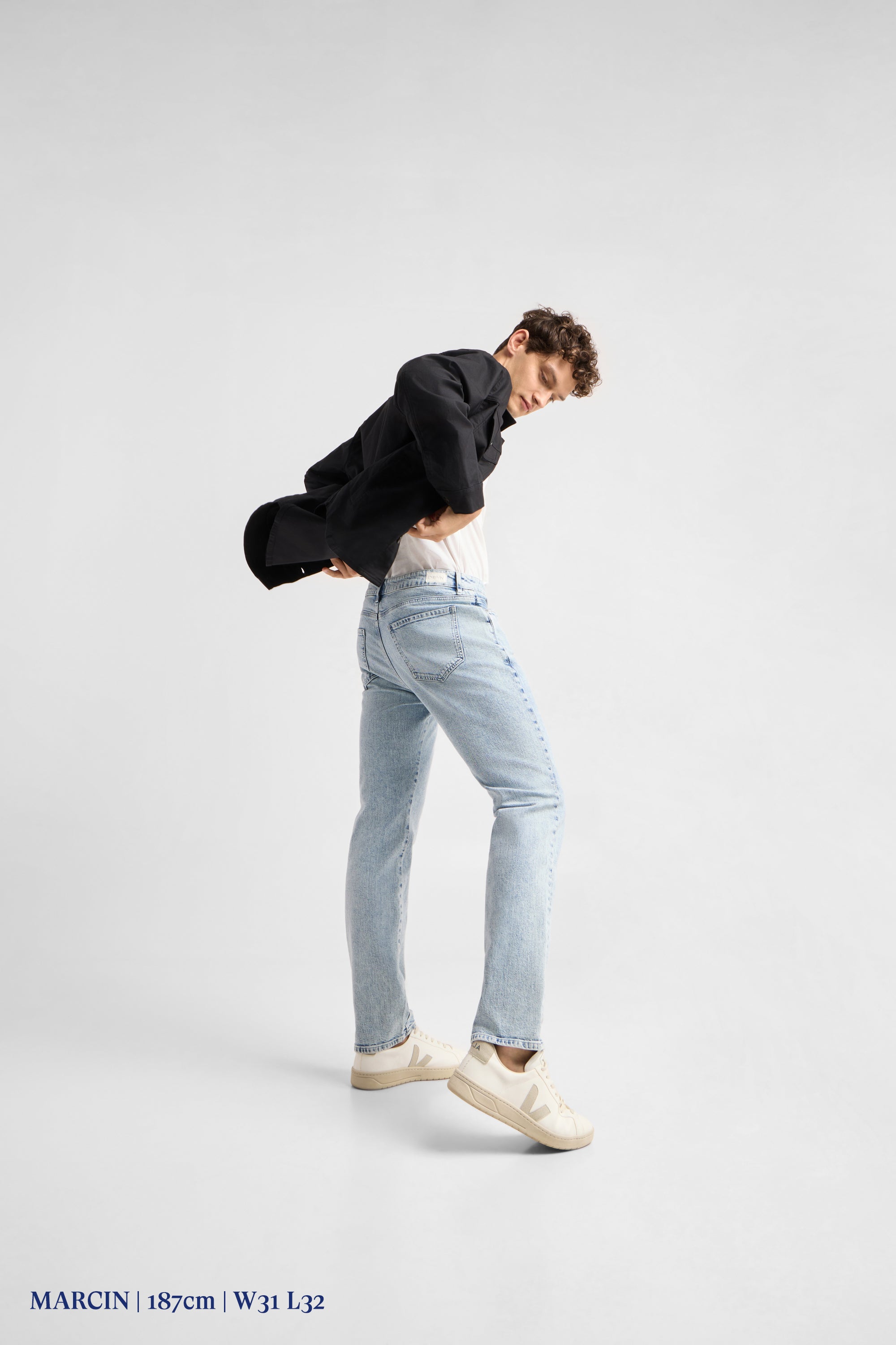 DUSK Regular Straight Minimal Stretch - Classic - Bright Blue