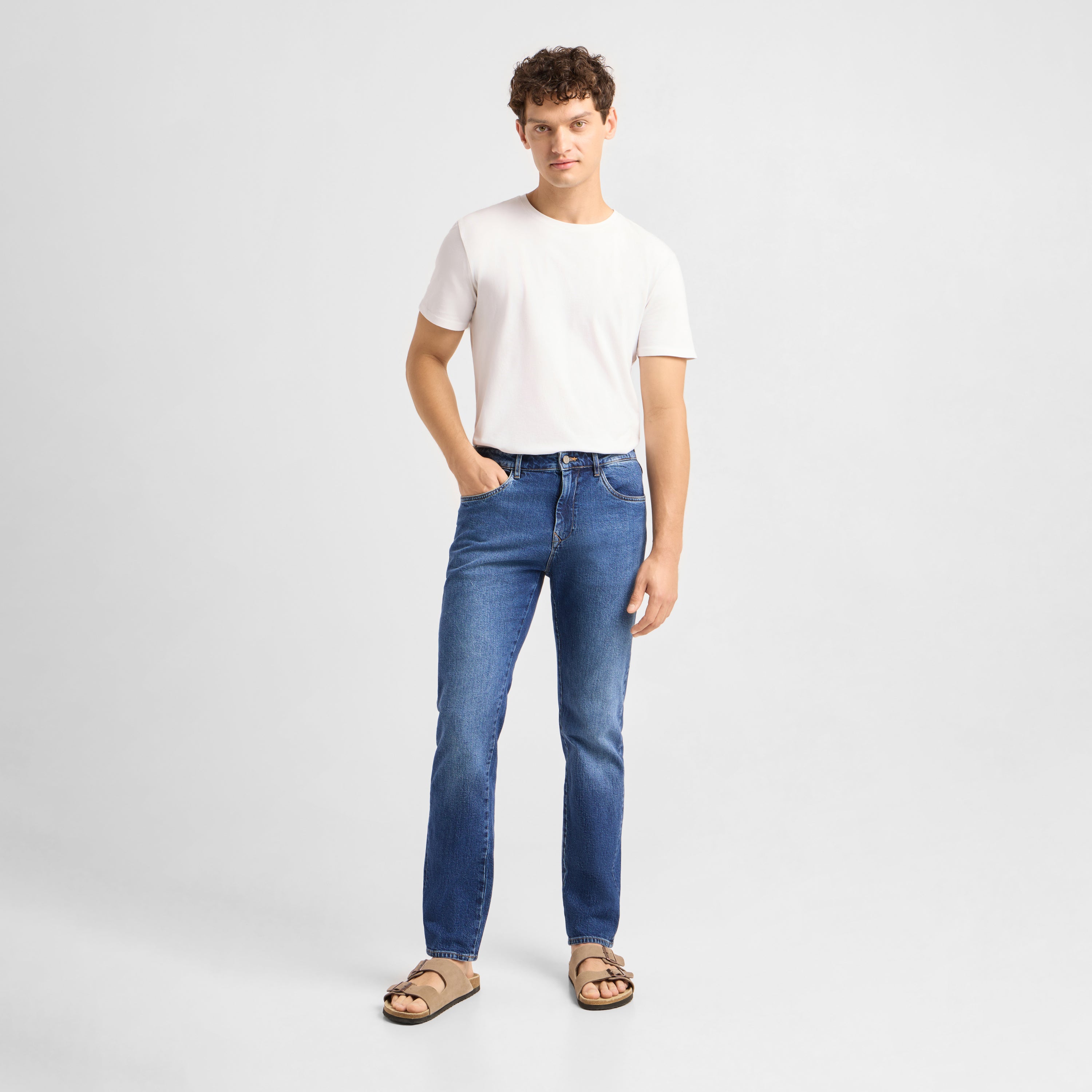 DUSK Regular Straight Minimal Stretch - Classic - Dark Blue