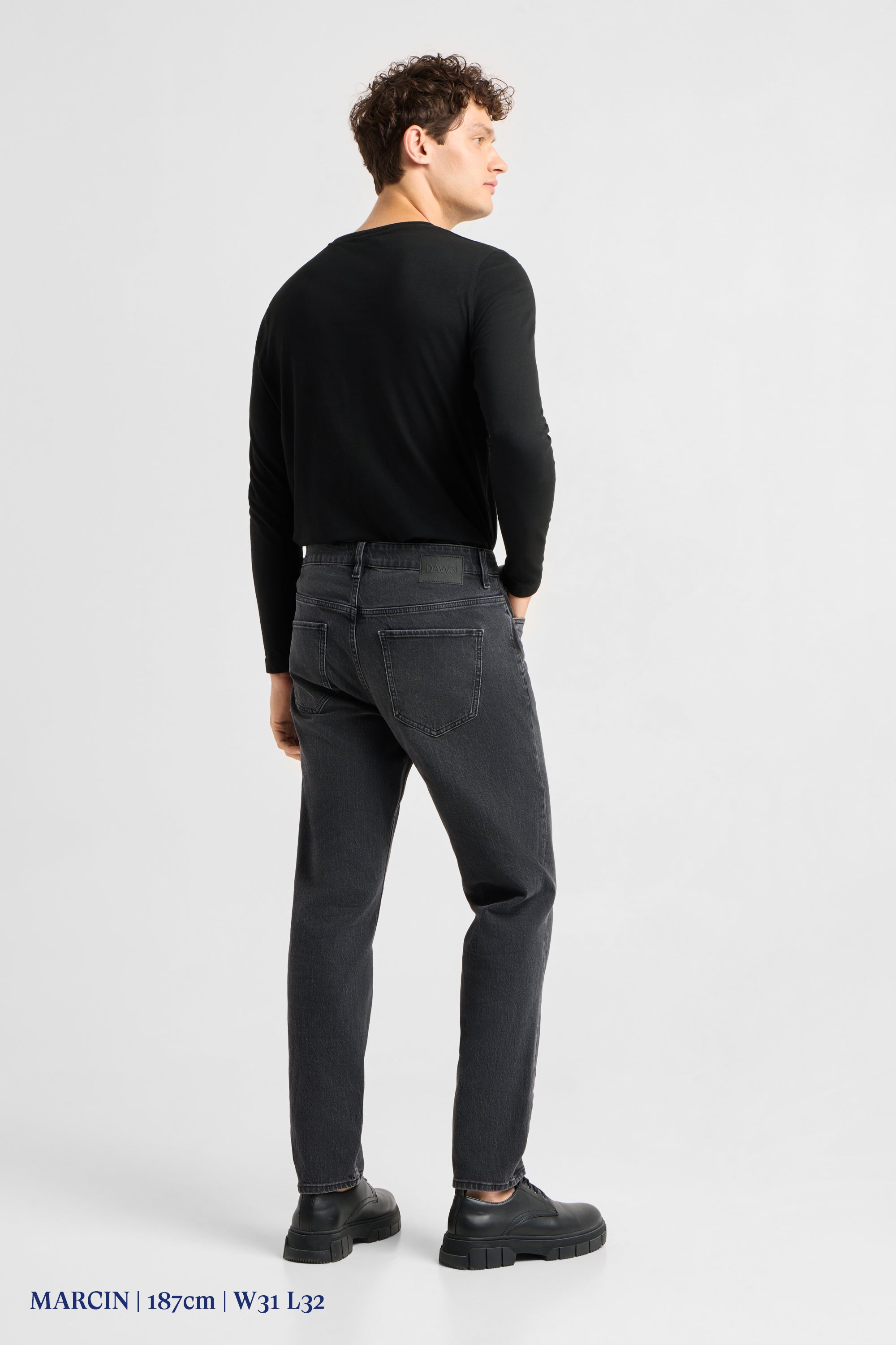 RISE Relaxed Tapered Minimal Stretch - Basic - Vintage Black