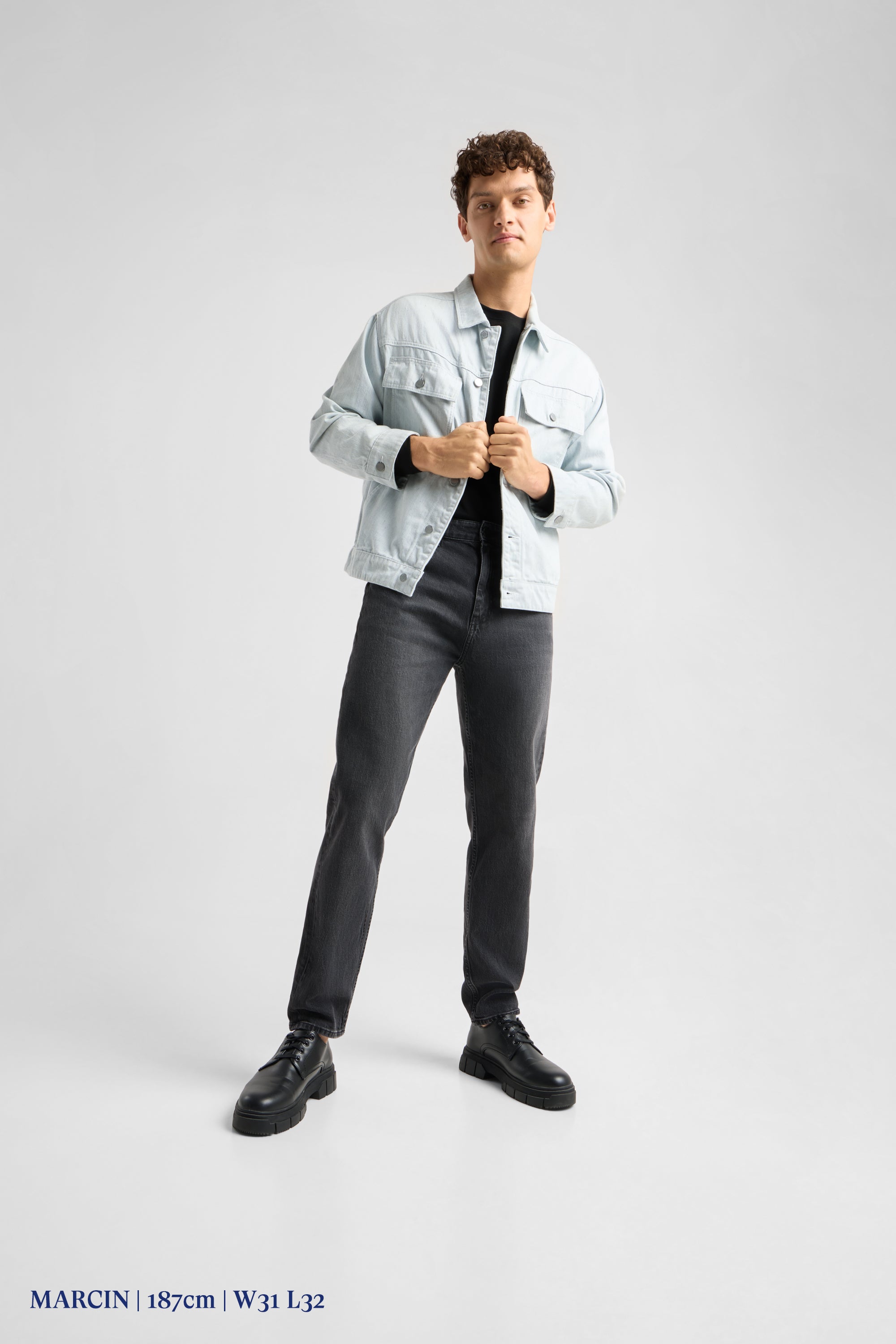 RISE Relaxed Tapered Minimal Stretch - Basic - Vintage Black