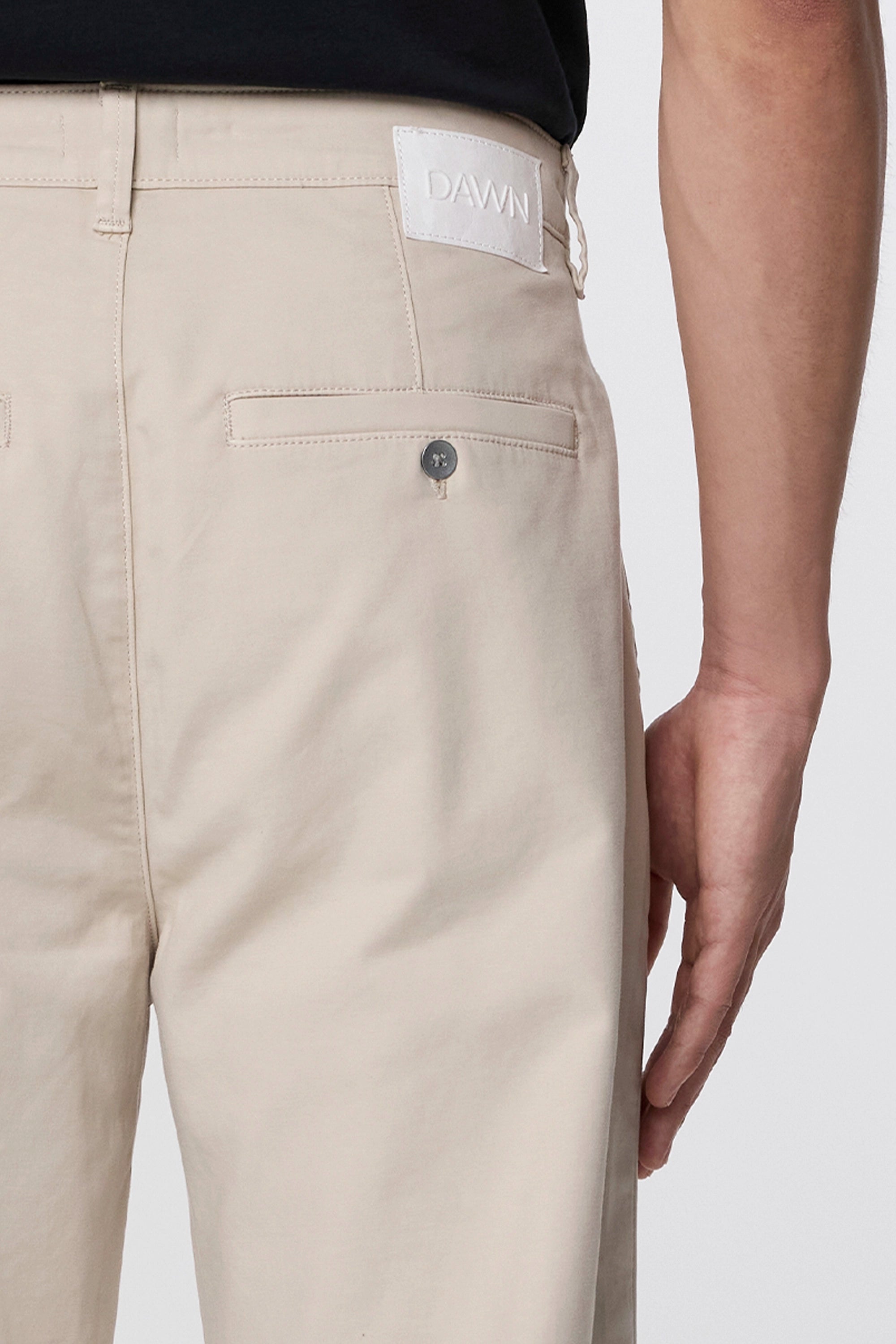 ELYSIAN - Chino-Paper Touch Twill - Sand Stone