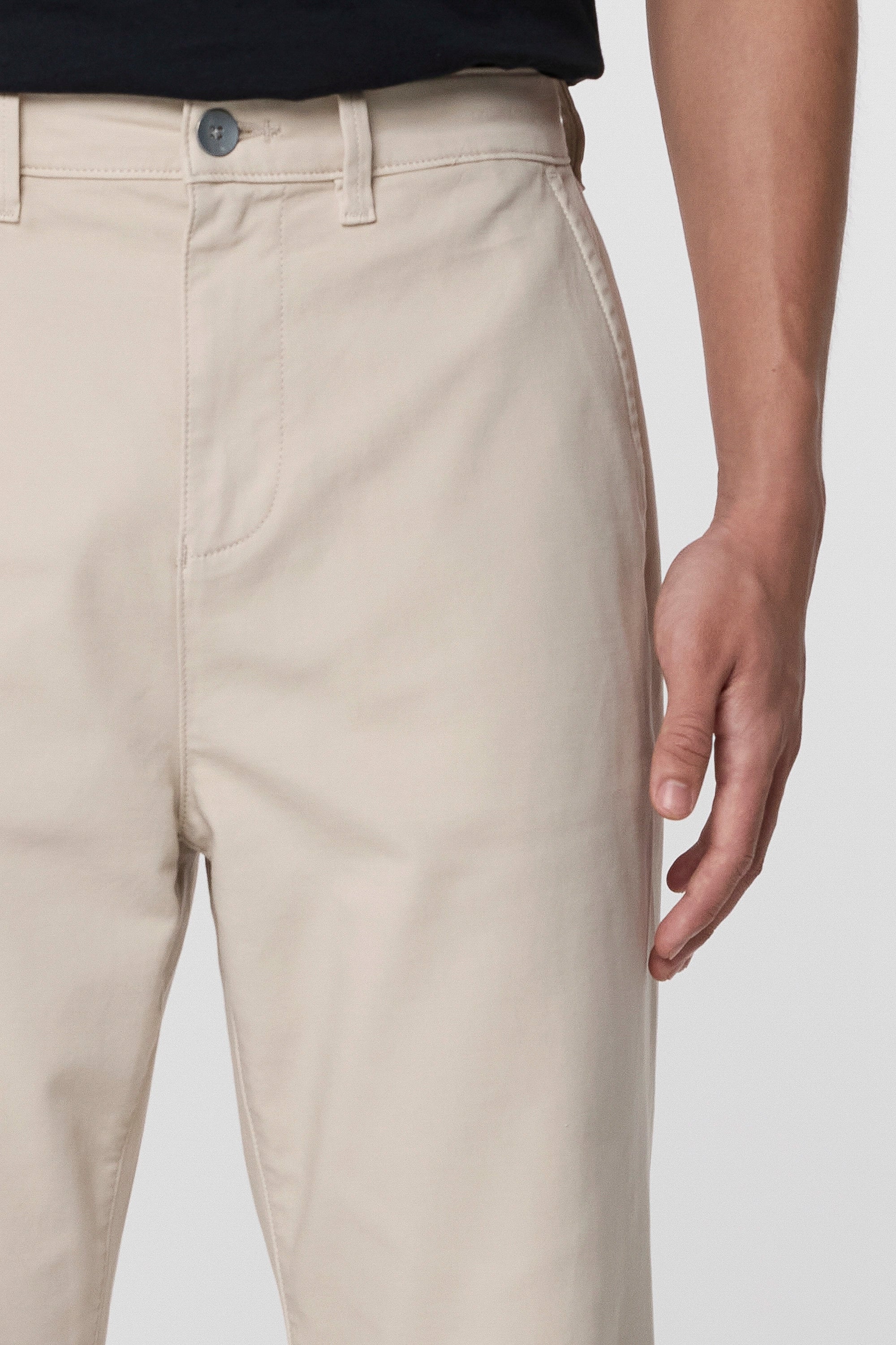 ELYSIAN - Chino-Paper Touch Twill - Sand Stone